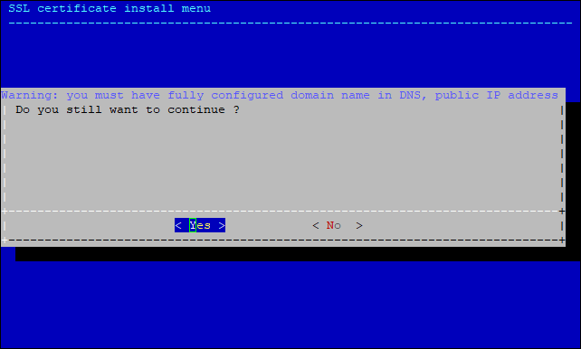 On-Premise - SSL certificates