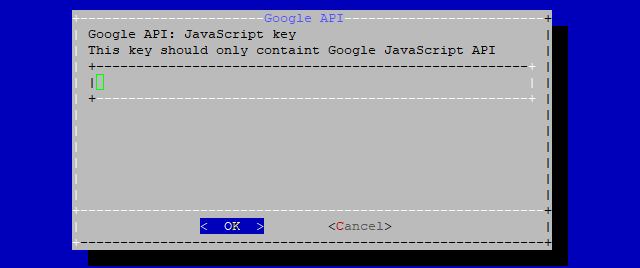 On-Premise - Google Maps API keys JavaScript key