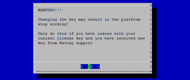 On-Premise - Change license key