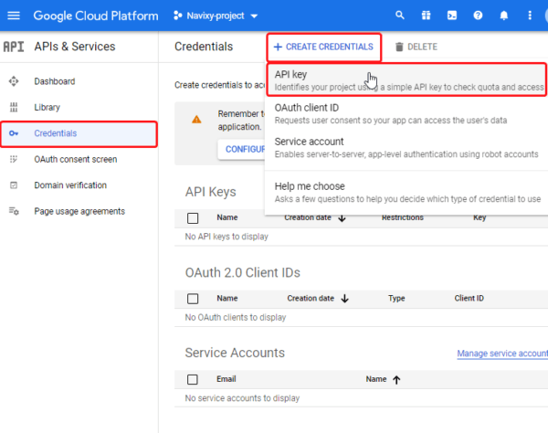 On-Premise - Google maps and geocoding - Google key 1