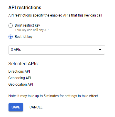 On-Premise - Google maps and geocoding - Google key 2