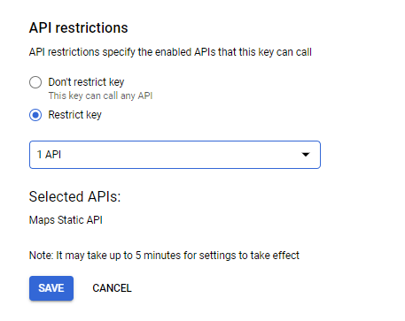 On-Premise - Google maps and geocoding - Google key 3