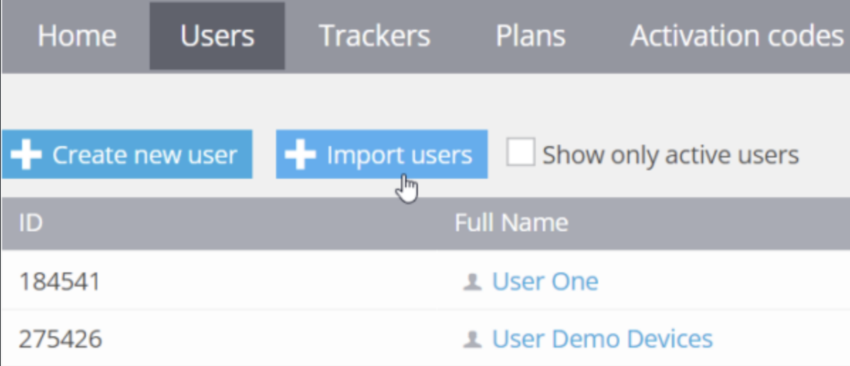 On-Premise - Importing users