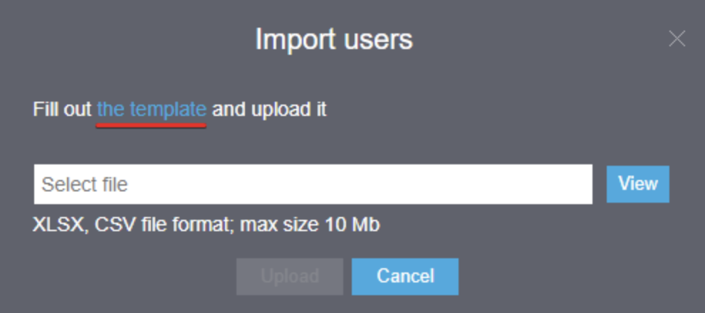 On-Premise - Importing users