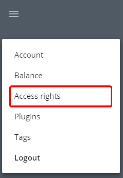 access rights
