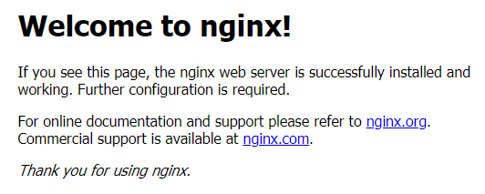 Welcome to Nginx