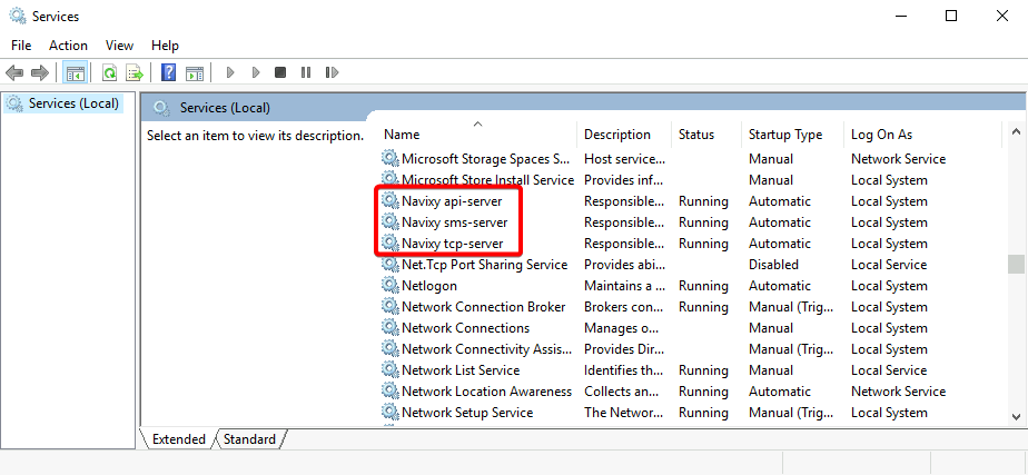 Checking service statuses - Windows