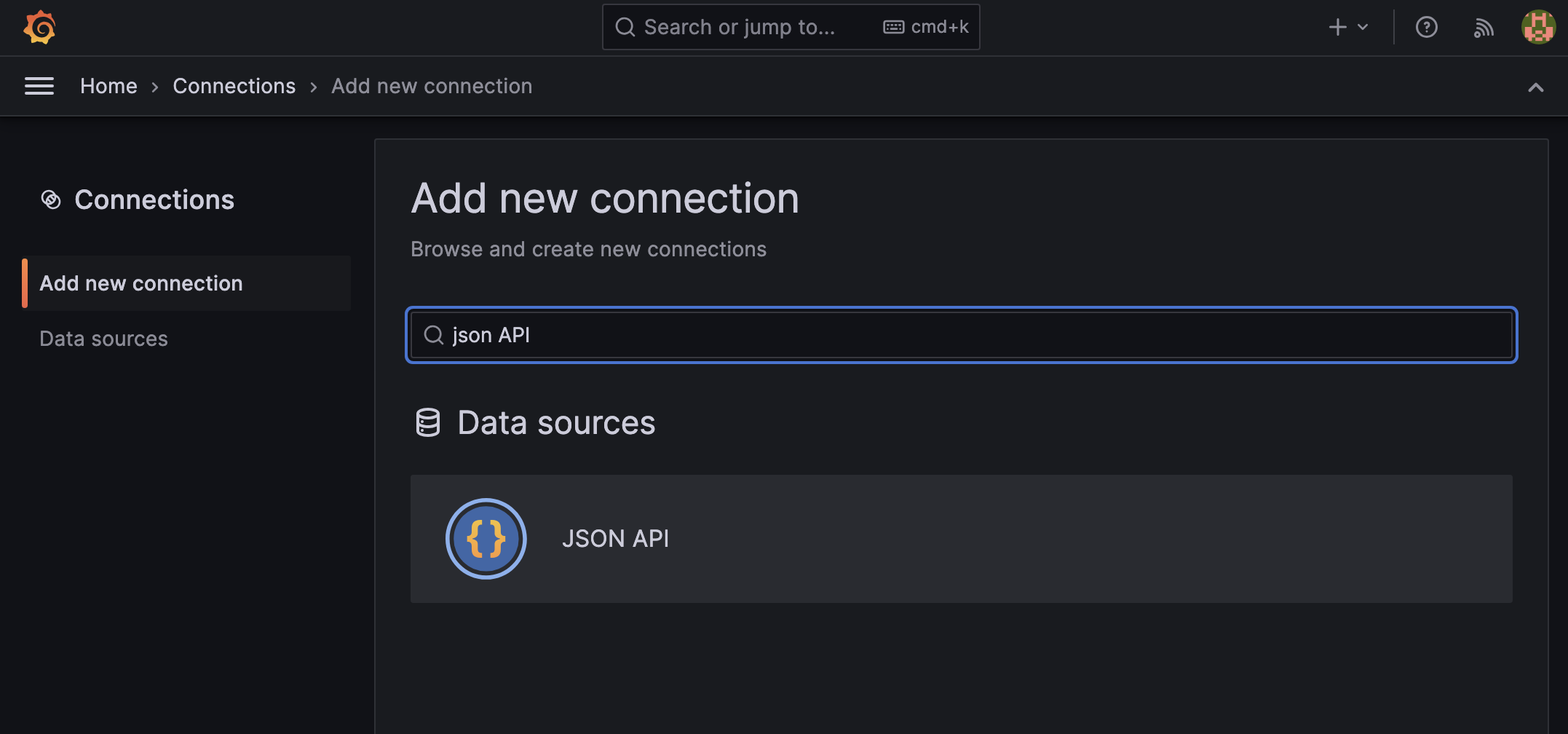 Grafana and Navixy API - choosing data source