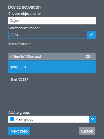 Device configuration