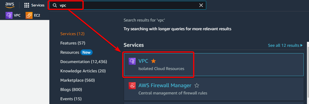 AWS network for Navixy On-Premise