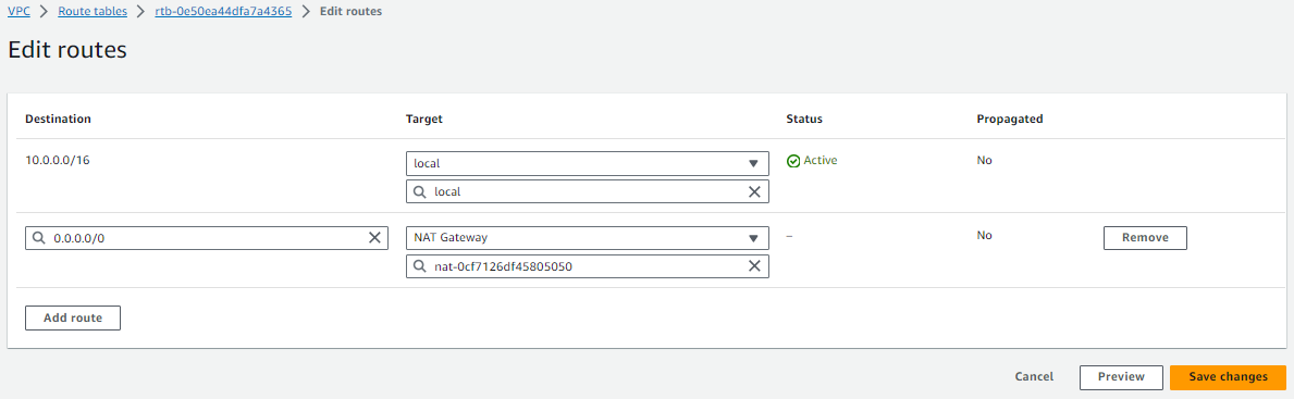 Edit routes for Navixy On-Premise