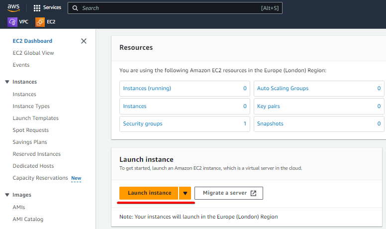 AWS instance for Navixy On-Premise