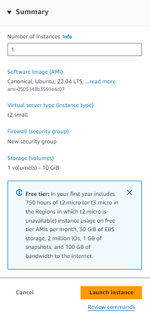 AWS instance launch for Navixy On-Premise