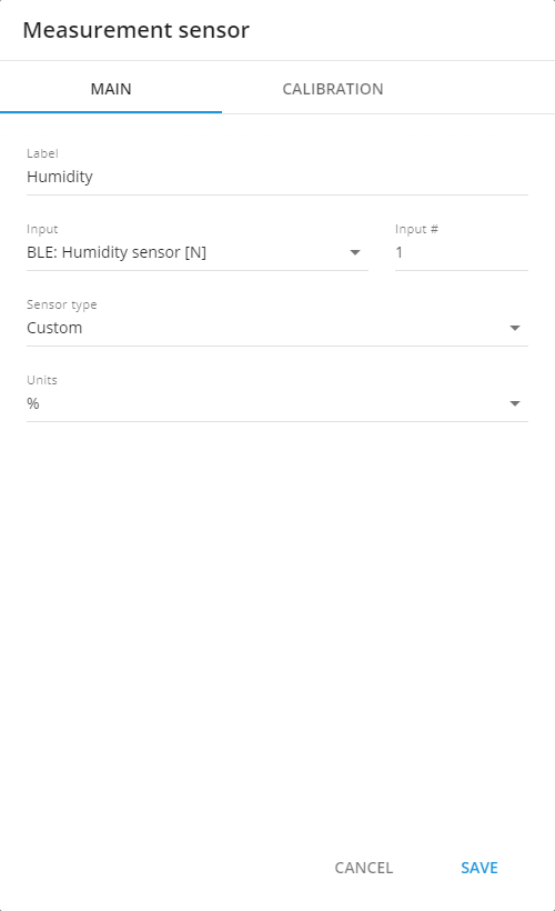 Humidity sensor