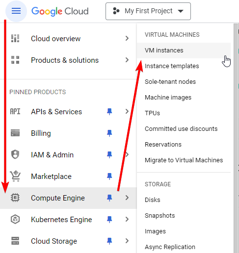 GCP virtual machine