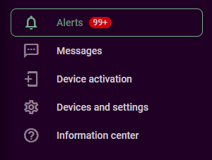 Alerts module