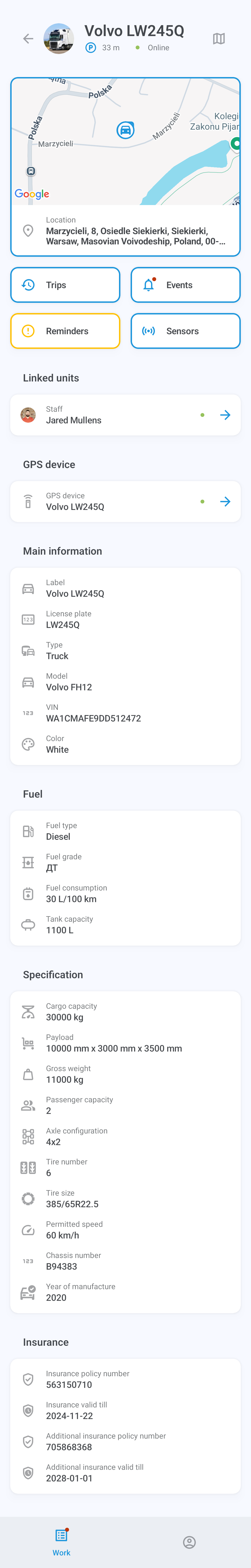 Vehicle information