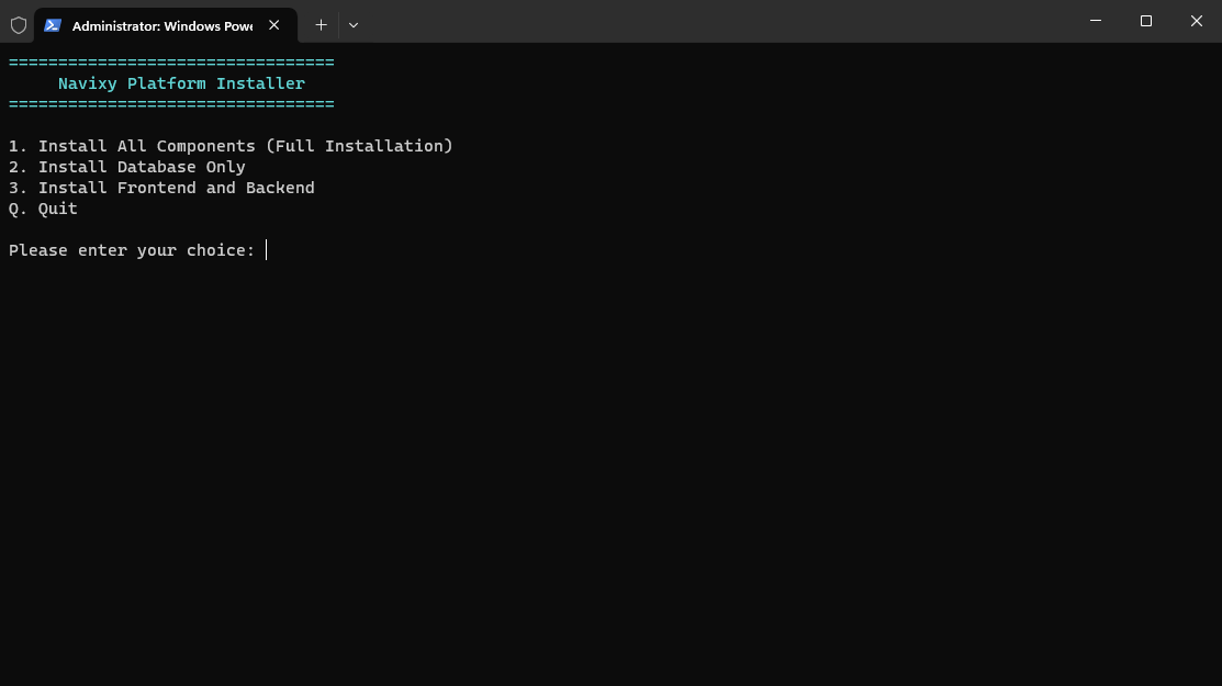 Installer Menu