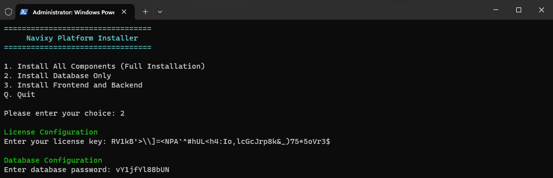 Windows - DB server