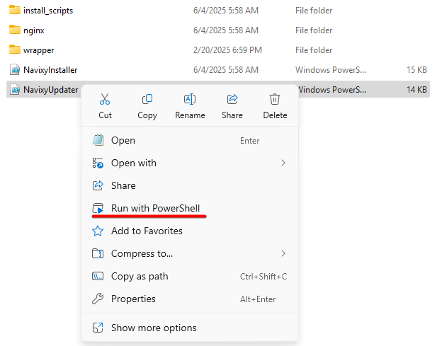 NavixyUpdater